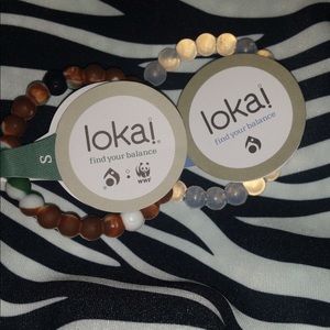 3 stack Lokai bracelets