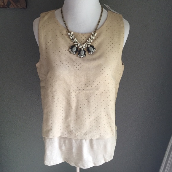 Banana Republic Tops - Banana Republic Perforated Layer Tank