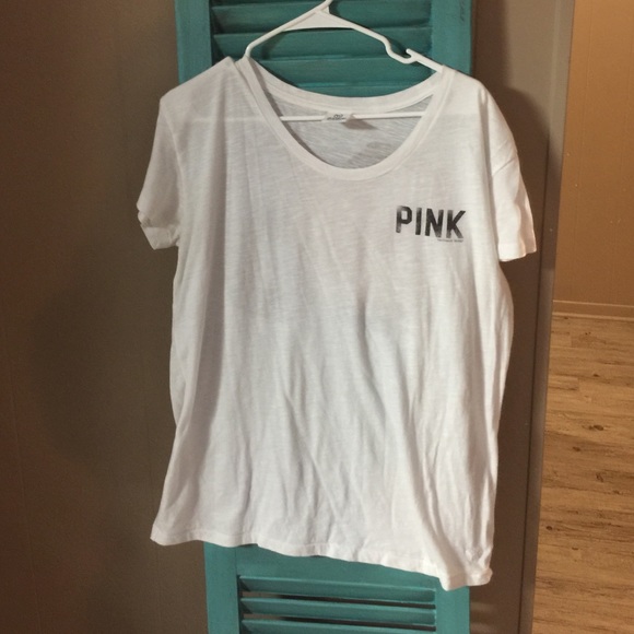 Pink VS oversized T shirt