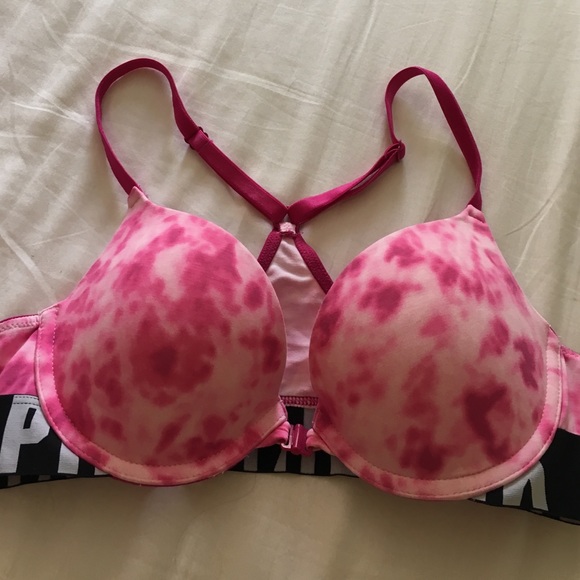 SOLD!!! Tie dye logo racerback bra!!