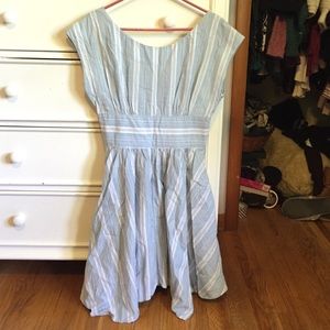 Anthropologie stripe summer dress