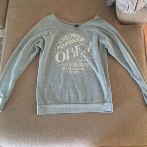 Obey crew neck sweater