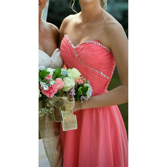 Pink formal dress
