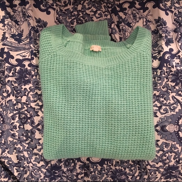❌SOLD❌J. Crew Mint Sweater