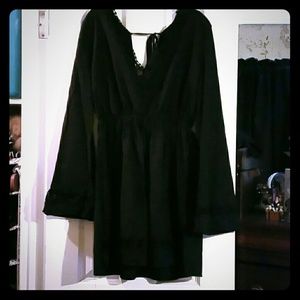 Black bohemian style dress!