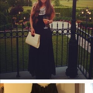 Max studio black maxi dress