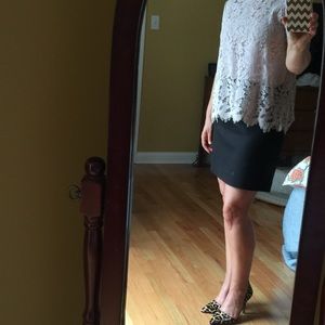 Petite Lace Pullover