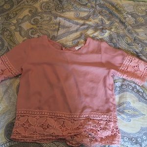 Agaci light pink summer top