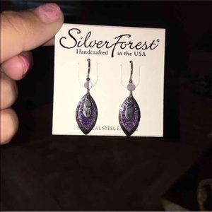 Silver Forest Earrings