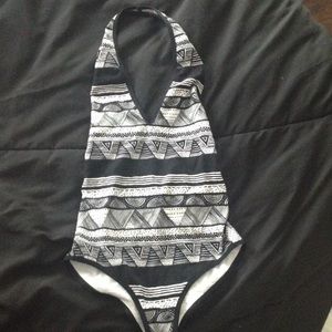 American Apparel halter bodysuit