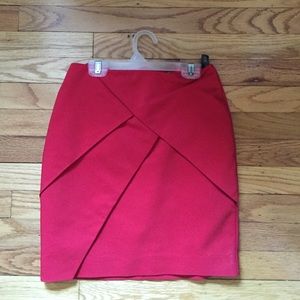 Red skirt