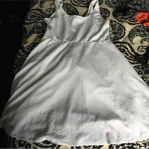 Large white dress