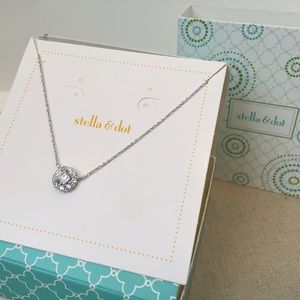 Glint Flower CZ Necklace