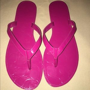 Coach Flip Flops Size 10