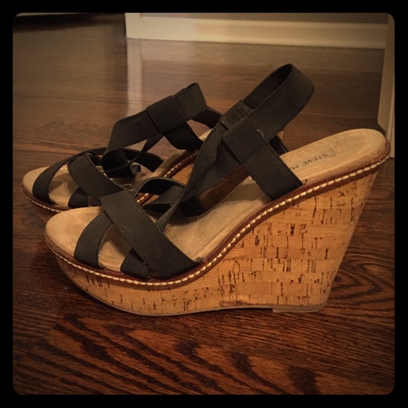 Steve Madden Elastic Wedge Heels