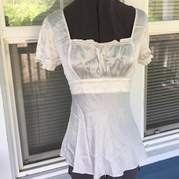 Express Tops - EXPRESS Cream Silk Top