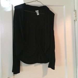 Black cardigan