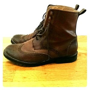 Men's H&M Chestnut Brown Wingtip Dress Boot