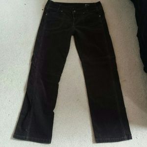 Kuhl dark brown cordorouy pants