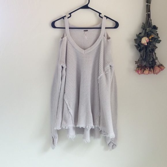 Free People Moonshine V-Neck Pullover Sweater