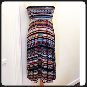 Nordstrom 2-n-1 Strapless Dress/ Skirt