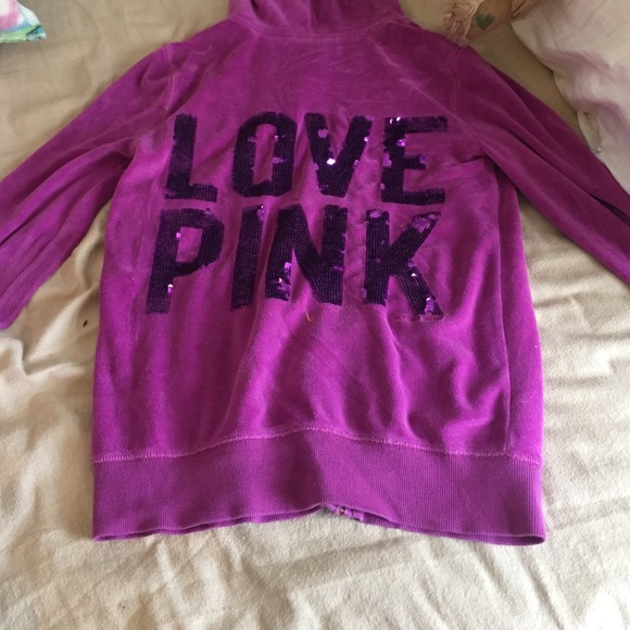 Velvet Purple Victoria's Secret Pink Jacket