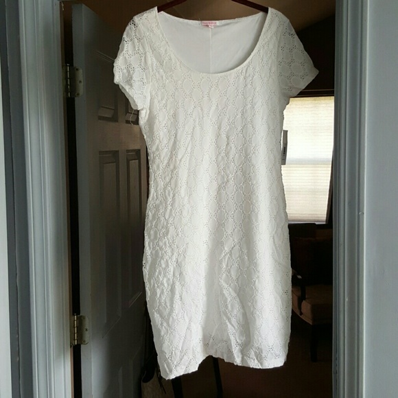 Isaac Mizrahi white lace summer dress