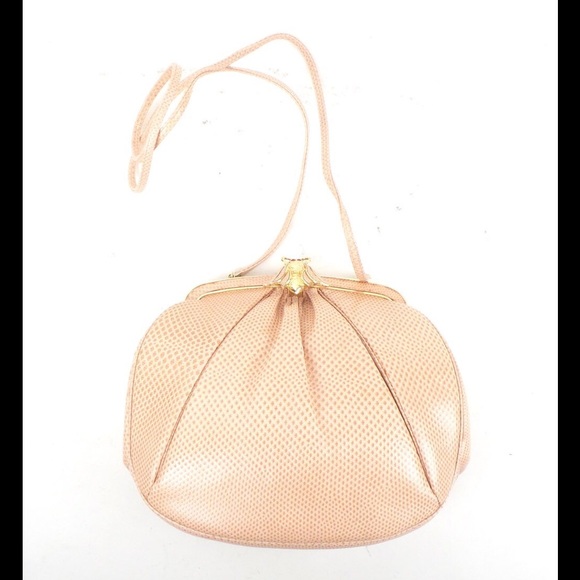 Collectable Judith Leiber Lizard Purse-Bee Clasp - Picture 3 of 4