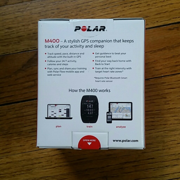 POLAR M400 GPS HEART RATE WATCH - Picture 2 of 3