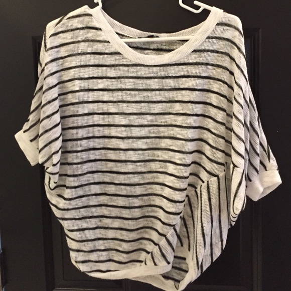 Soprano white striped sweater - Picture 1 of 3