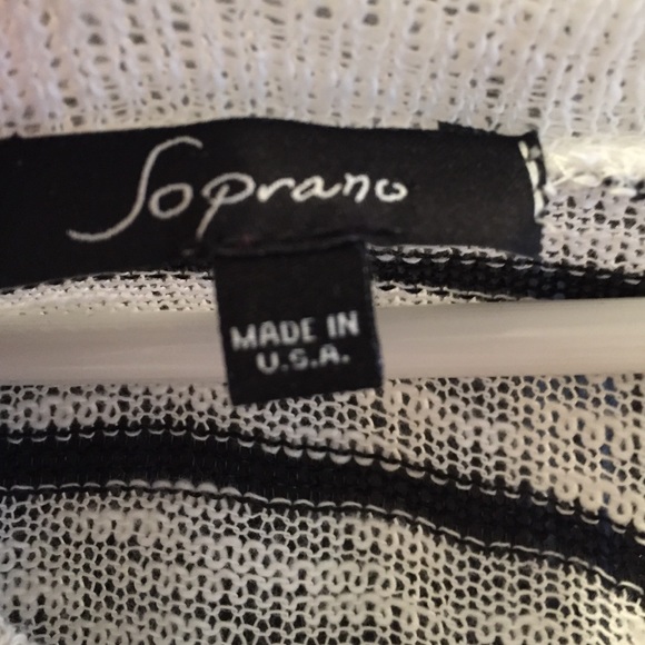 Soprano white striped sweater - Picture 2 of 3