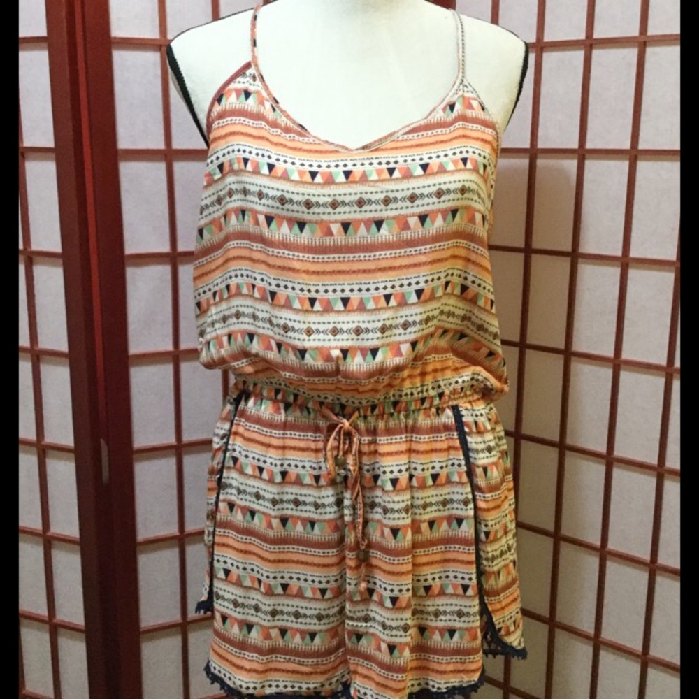 Host Pick festival 💕💕Pint romper. Fringe bottom. - Picture 3 of 4