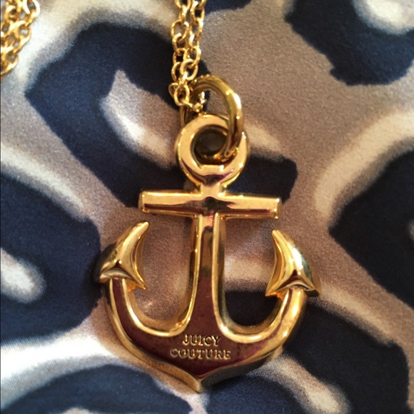 Juicy Couture Pave Anchor Pendant Necklace - Picture 3 of 6