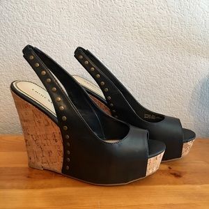 Chinese laundry wedge sandals! Never been worn!