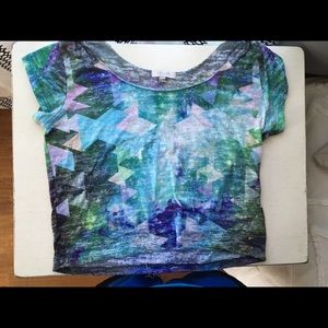 Multicolor crop top