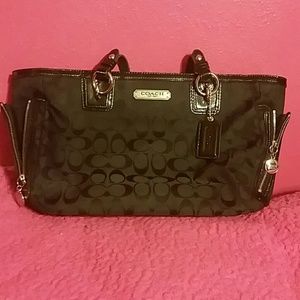 Black Classic Coach Handbag
