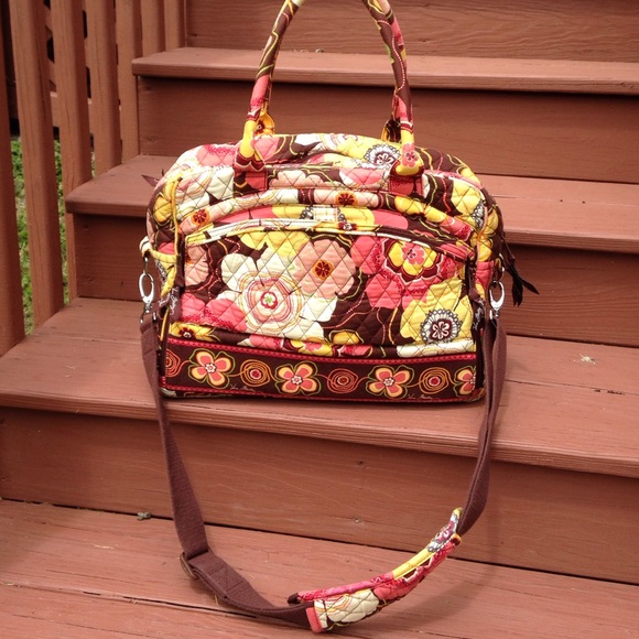 vera Bradley Messenger Book Tablet bag Buttercup