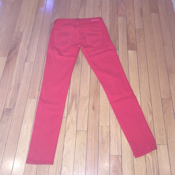 Current Elliot bright red skinny ankle jean - Picture 3 of 3