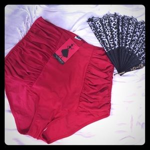 Bikini bottoms high waisted vintage fit