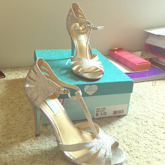 Silver heels