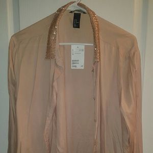 H&m new with tags button up