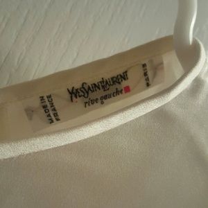 Yves saint Laurent YSL satin blouse