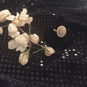 lia sophia vintage rose ring