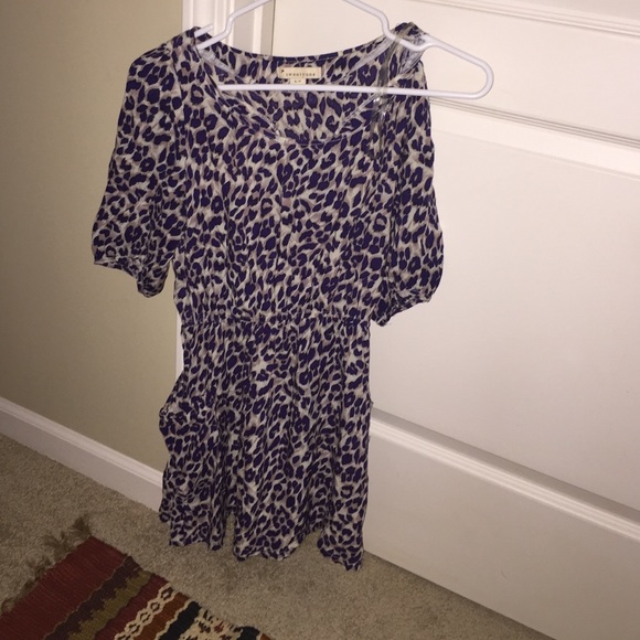 Forever 21 purple cheetah dress
