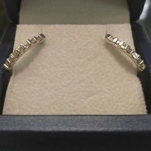 10kt diamond hoops