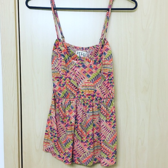 Billabong multicolor tribal top.