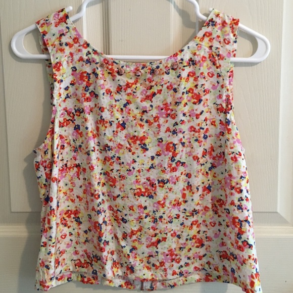 BCBG floral print blouse