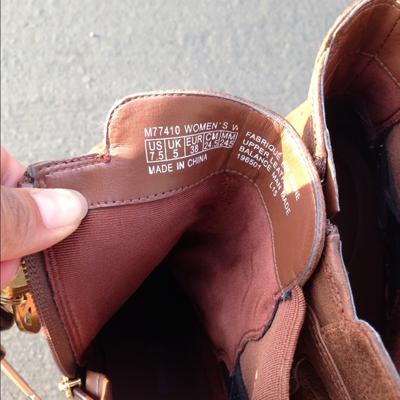 Tan High Booties - Picture 3 of 4