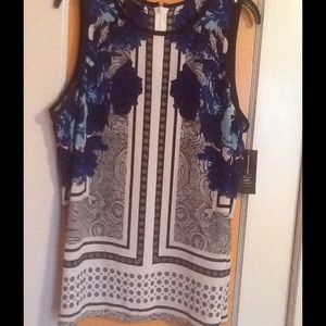 Dressy sleeveless top