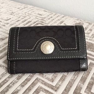 Coach card and coin purse